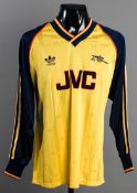 Perry Groves: a yellow & blue Arsenal No.