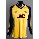 Perry Groves: a yellow & blue Arsenal No.