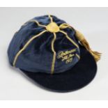 The Rothmans All Star XI cap presented to Bobby Moore in 1989,