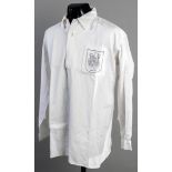 Don Roper: a white Weymouth FC football shirt 1959-60,