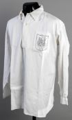 Don Roper: a white Weymouth FC football shirt 1959-60,