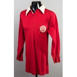 Joe Hulme's red Arsenal jersey from the F.A.