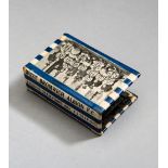 A souvenir matchbox holder for West Bromwich Albion's 1919-20 Championship winning season,