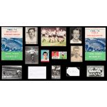 A Tottenham Hotspur montage autographed by players from the 1961 and 1962 F.A.