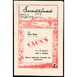 20 Sunderland programmes season 1948-49,
homes v Huddersfield (x 2, 1 bearing some autographs),
