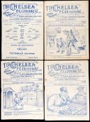 96 Chelsea home programmes seasons 1933-34 to 1935-36,
i) 1933-34, 19 first-team,