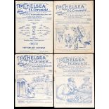 96 Chelsea home programmes seasons 1933-34 to 1935-36,
i) 1933-34, 19 first-team,