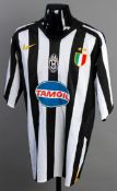 Zlatan Ibrahimovic: a black & white striped Juventus No.