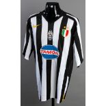 Zlatan Ibrahimovic: a black & white striped Juventus No.