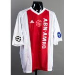 Zlatan Ibrahimovic: a red & white Ajax No.