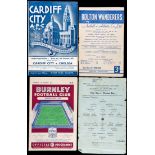 140 Chelsea away programmes dating between season 1954-55 and 1959-60,
1954-55 x 21, 1955-56 x 25,