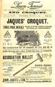 A group of ten volumes of lawn tennis, croquet and badminton magazines,
large,