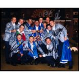 A fully-signed photograph of Jose Maria Olazabal's 2012 Ryder Cup European Team,
8 by 10in.