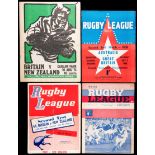 38 Rugby League programmes for Test Matches played in New Zealand and Australia,