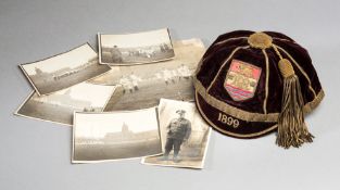 Jack Rhodes's Hull Kingston Rovers Cap dated 1899,