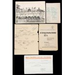 Wartime programmes, autographs & memorabilia,
including a fully-signed Combined Services C.M.F.