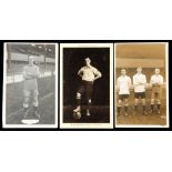Three Tottenham Hotspur postcards,
portraits of John Cameron & Bill Jaques,