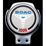 1970-1972 BOAC 1000km original Brands Hatch unused car badge,