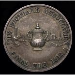 A hallmarked silver official's badge for the Barnsley v West Bromwich Albion 1912 F.A.