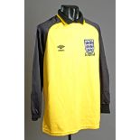 A yellow & black England Youth No.