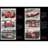 Ferrari photocard sets from the Motor Sport magazine Card Collection,