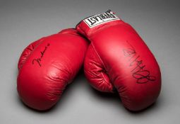 A Muhammad Ali signed boxing glove,