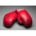 A Muhammad Ali signed boxing glove,