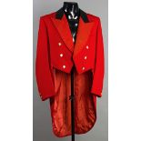 A Royal Birkdale Golf Club red captain's jacket,
by Thomas Davis of Manchester,