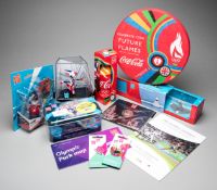 A large collection of London 2012 Olympic and Paralympic Games merchandise and memorabilia,
flags,