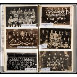 56 football postcards of local and junior football teams in the north-east of England,