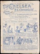 20 Chelsea programmes season 1928-29,
Football League fixtures v Southampton, Reading, Preston (x 2,