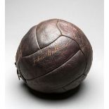 Jackie Milburn's 'hat-trick' match ball from Newcastle United's 4-2 win over Portsmouth in the 6th