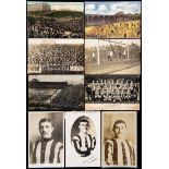 37 Newcastle United postcards,
team-groups, player portraits, club mascot, artist drawn,
