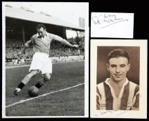 A Stanley Matthews pre-war autographed p