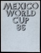 FIFA Mexico World Cup 86 official book,