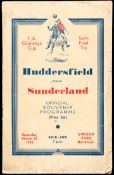 F.A. Cup Semi-Final Programme Huddersfie