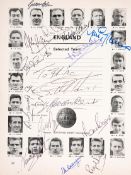 An autographed 1966 World Cup Final prog