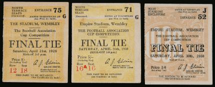 Three tickets for F.A. Cup finals involv