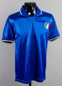 Franco Baresi: a blue Italy No.2 jersey