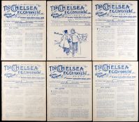 Six Chelsea home programmes,