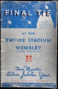 F.A. Cup Final programme Sheffield Wedne