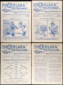 Nine Chelsea home programmes season 1913