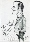 Jad Davies (1909-1998) 
LIGHTNING SKETCHES OF GRAHAM HILL AND FOUR OTHER SPORTSMEN
a collection of
