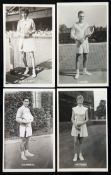 47 tennis portrait postcards of competitors at Wimbledon in the 1950s and 1960s,
Truman, Seixas,