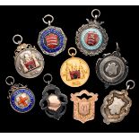 A group of nine medals from the Andy Porter Collection,