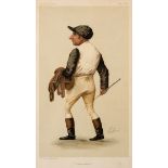 A collection of 33 Vanity Fair prints of jockeys,
subjects comprising: Johnny Watts, Mr Abington, W,