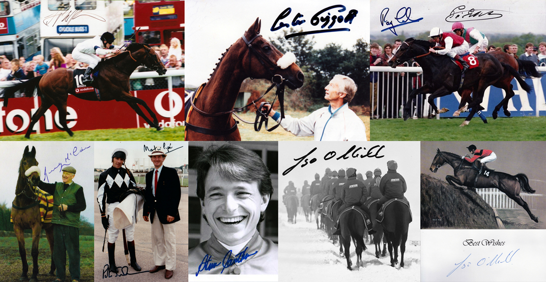 Autographs of Jockeys & Trainers (1970s-2000s),