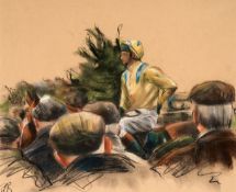 Alan Brassington (contemporary)
PICKING A WINNER AT NAAS
signed,