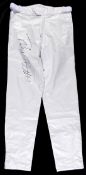 A signed pair of Frankie Dettori jockey breeches,
by Ornella Prosperi of Milan,