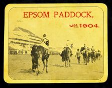 An Epsom Paddock entrance pass for 1904,